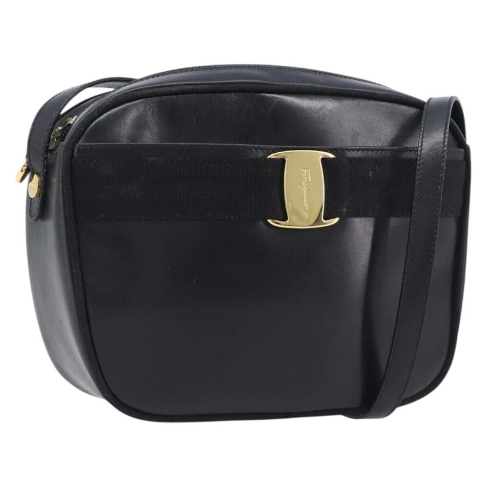 Salvatore Ferragamo Vara Bow Camera Leather